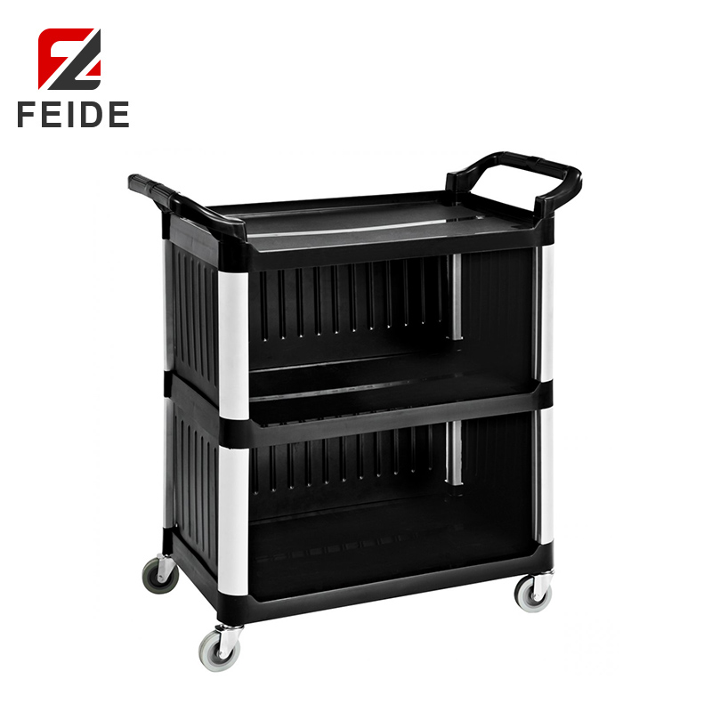 JC-02-L-B三角形鋼柱帶隔板三層大餐車