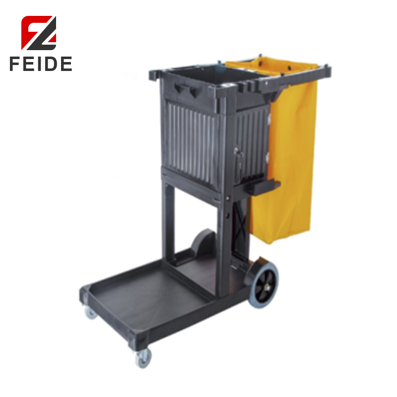 SC-01-D多功能帶門清潔手推車有蓋