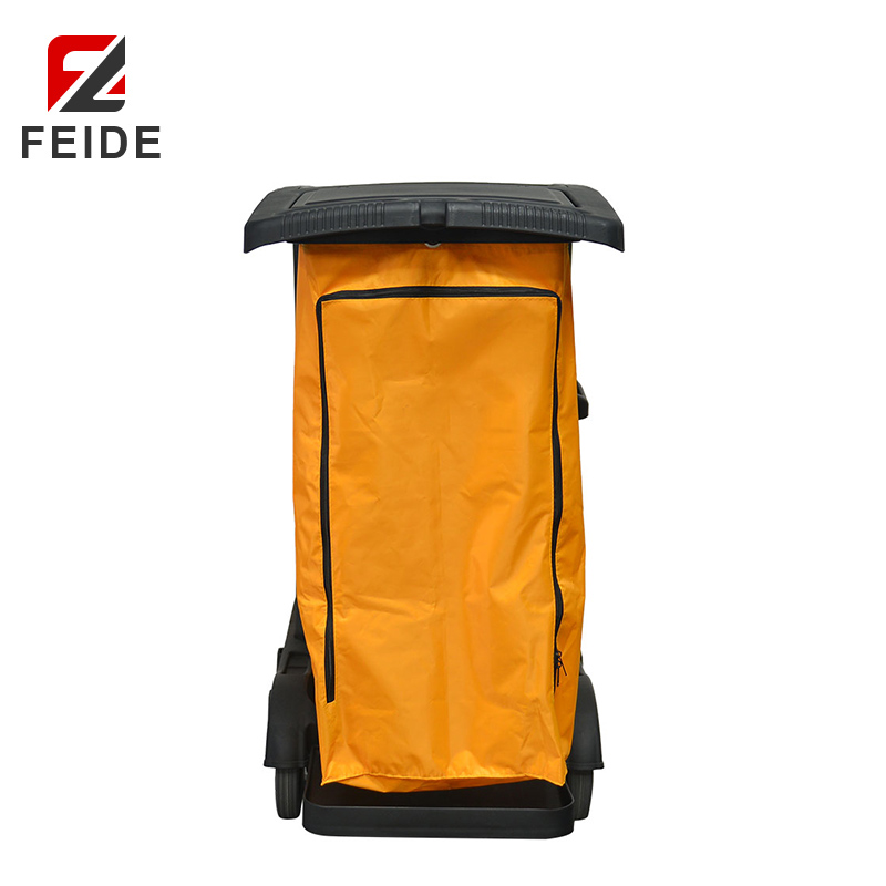 LSC-02-D豪華型多功能雙袋清潔服務車帶蓋