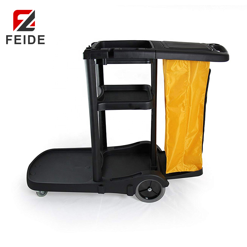 LSC-01-C豪華型多功能清潔服務(wù)車(chē)帶蓋