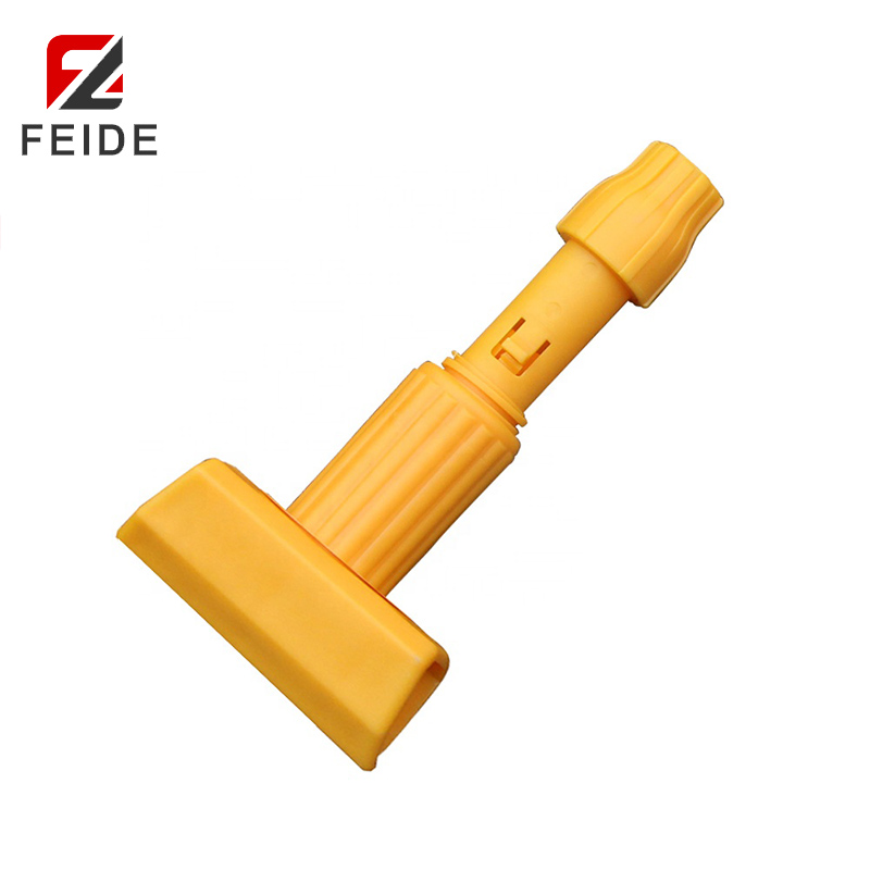 MH-04加厚塑膠夾緊型旋鈕墩布蠟拖夾