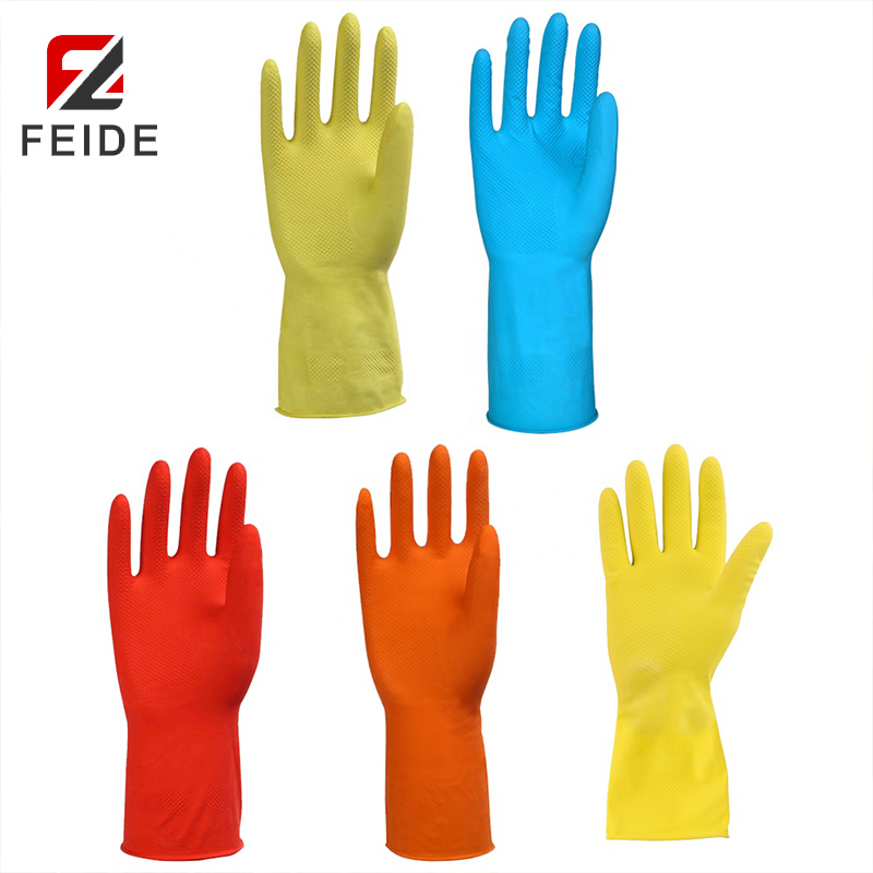 RPG-Y B R G橡膠清潔手套