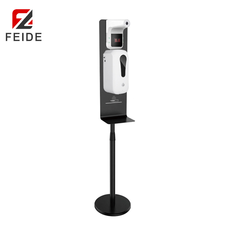 stand-02-G鐵質大面板可調節立式皂液器支架