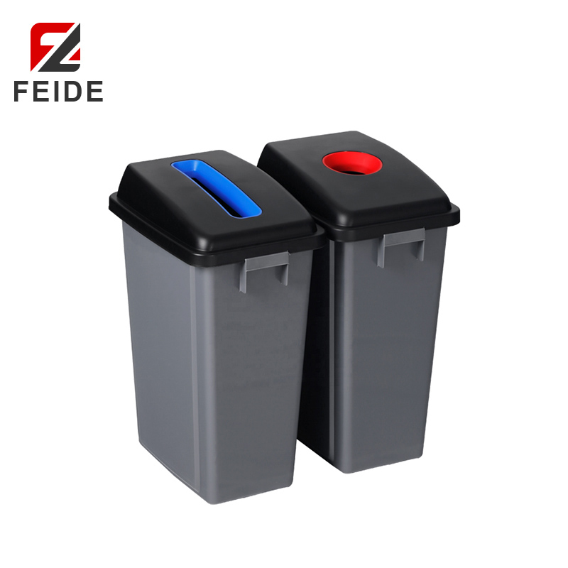 RB-02 60Lx2垃圾分類箱無輪