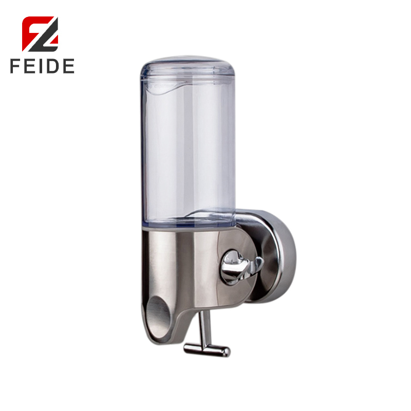 WMSD-01 透明款浴室壁掛單頭500ML皂液器